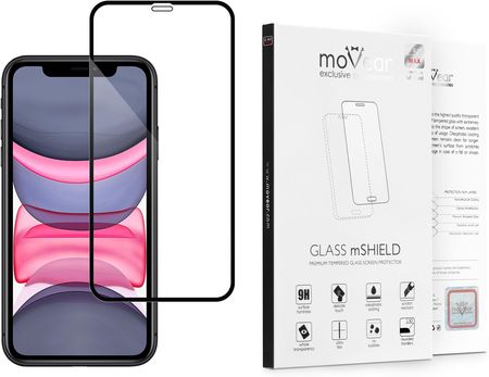 Movear Szkło Hartowane 2.5D MAX na Apple iPhone 11 do etui 9H GLASS mSHIELD Czarny