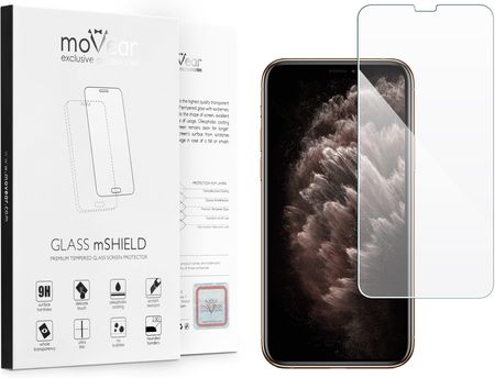 Movear Szkło Hartowane 2.5D na Apple iPhone 11 Pro do etui 9H GLASS mSHIELD Transparentny