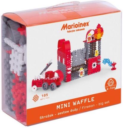 Marioinex Mini Waffle Strażak Zestaw Duży 903803