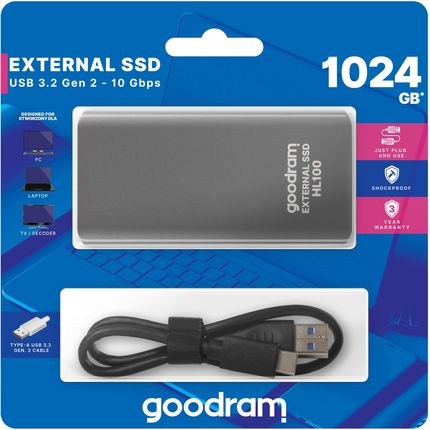 SSD GOODRAM 1TB HL100 USB TYPE-C (SSDPR-HL100-01T)