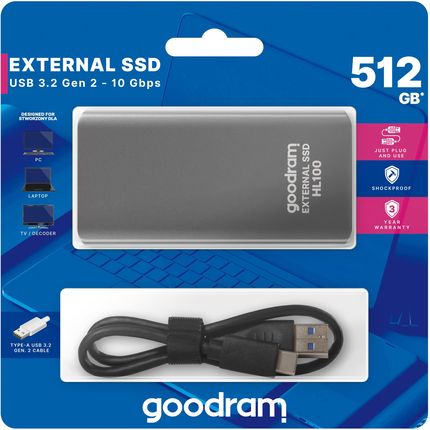 SSD GOODRAM 512GB HL100 USB TYPE-C (SSDPR-HL100-512)