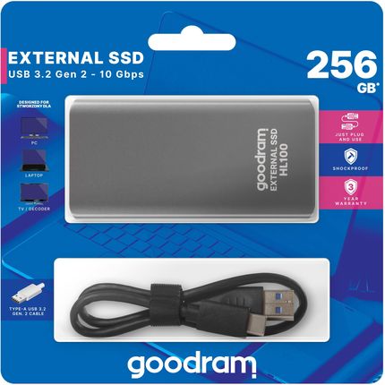 SSD GOODRAM 256GB HL100 USB TYPE-C (SSDPR-HL100-256)