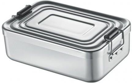 Küchenprofi Metalowy Lunchbox W Stylu Retro 18X12X6 - Srebrny