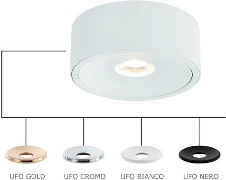 Orlicki Design Neo Bianco Slim Kg Ufo Nero Lampa Wpuszczana (NEOBIANCOSLIMKGUFONERO)