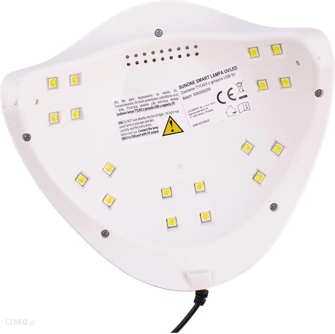 Sunone Lampa UV LED Smart Biała 48W