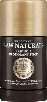 Recipe For Men Dezodorant W Sztyfcie  Raw Naturals No. 1 Deodorant Stick 70G