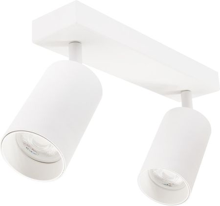 Lumiled Kinkiet sufitowy 2x GU10 SPOT Lampa LED QUALIS II Biały + pierścień