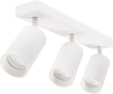 Lumiled Kinkiet sufitowy 3x GU10 SPOT Lampa LED QUALIS III Biały + pierścień (5901874274199)