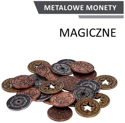 Drawlab Entertainment Metalowe Monety - Magiczne (Zestaw 24 Monet)
