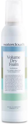 Waterclouds Volume Dry Foam Sucha Pianka Do Włosów 2W1 Suchy Szampon Nadający Objętość 250 ml
