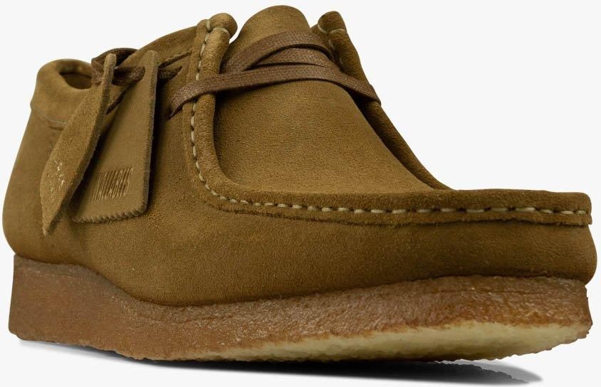 Clarks Mokasyny Męskie Wallabee (261555187) - Brązowy - Ceny i