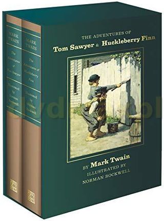 The Adventures of Tom Sawyer and Huckleberry Finn: Norman Rockwell Collector's Edition - Mark Twain [KSIĄŻKA]