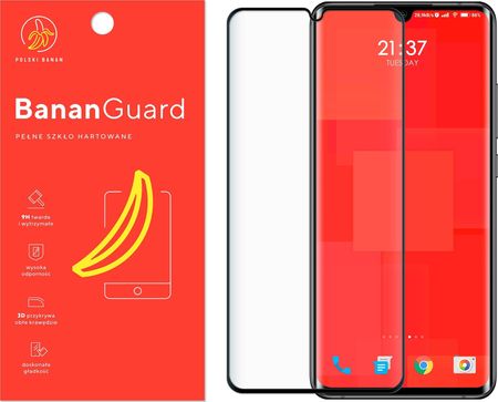 Polski Banan Szkło hartowane 3D BananGuard czarne do Xiaomi Mi Note 10 Lite