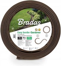 BRADAS OBRZEŻE TRAWNIKOWE 10M + KOTWY, BRĄZOWE ( 0902 ) OBEB3810SET