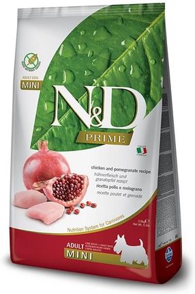 Natural&Delicious N D Prime Dog Adult Mini Chicken Pomegranate 2,5Kg