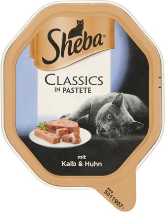 Sheba Classics tacka mokra karma z cielęciną i kurczakiem 22x85g 