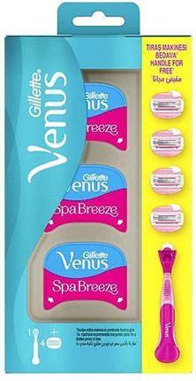 Gillette Maszynka Do Golenia Z Wymiennymi Końcówkami Venus Spa Breeze