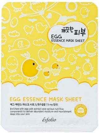 Esfolio Maseczka Do Twarzy W Płachcie Jajko Pure Skin Egg Essence Mask Sheet 25Ml