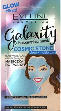 Eveline Galaxity Holographic Rozświetlająco-Nawilżająca Maseczka Holograficzna 10Ml