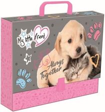 Zdjęcie Teczka z rączką ST.MAJEWSKI A4 XL, My Little Friend St-Majewski Papier - Pilica