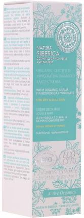 Krem Natura Siberica Organic Certified Day & Nigt Face Cream na dzień 50ml