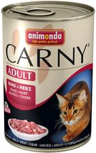 Zdjęcie Animonda Cat Carny Adult wołowina i serce 400G (83720) - Barwice