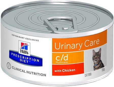 Prescription Diet™ c/d™ Multicare Feline Chicken konserwa 156g
