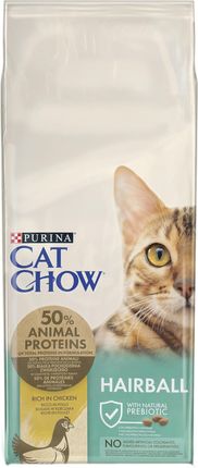CAT CHOW SPECIAL CARE Hairball Control bogata w kurczaka 15kg