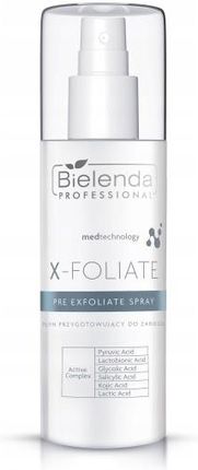 Bielenda Professional X-Foliate Pre Exfoliate Spray Płyn Przygotowujący Do Zabiegu 150 ml