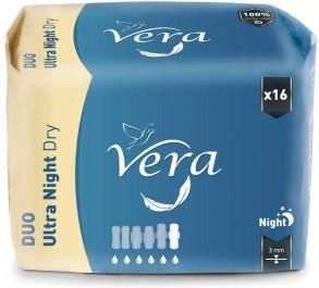 Vera Podpaski Higieniczne Ultra Night Dry 16Szt