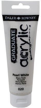 Daler-Rowney Farba Akrylowa Graduate Acrylic 120Ml Pearlescent White