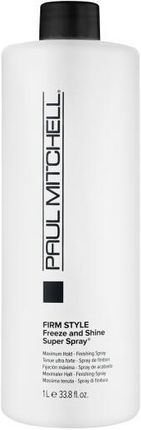 Paul Mitchell Nabłyszczający spray do stylizacji włosów   Firm Style Freeze & Shine Super Spray 1000ml