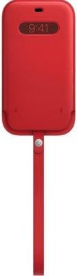 Apple Etui Leather Case MagSafe do iPhone 12 Pro Max Czerwony (MHYJ3ZMA)