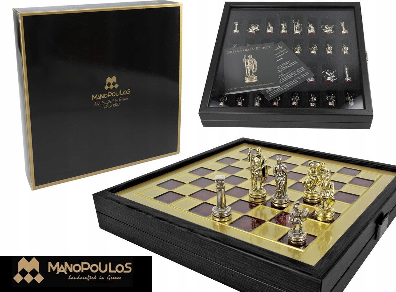 Szachy Battle Of Corinth Chess Set Manopoulo - Gra planszowa. Ceny i opinie  - Ceneo.pl