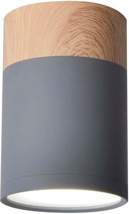Candellux szaro-drewniana 6,8x10cm Tuba (2284262)