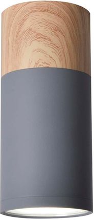 Candellux szaro-drewniana 6,8x15cm Tuba (2284279)