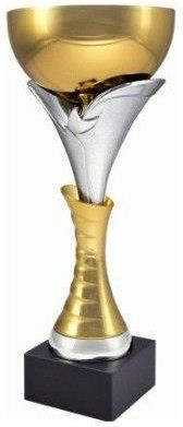 Tryumf Puchar Metalowy Złoto-Srebrny 7135B - zdjęcie 1 Tryumf Puchar Metalowy Złoto-Srebrny 7135B