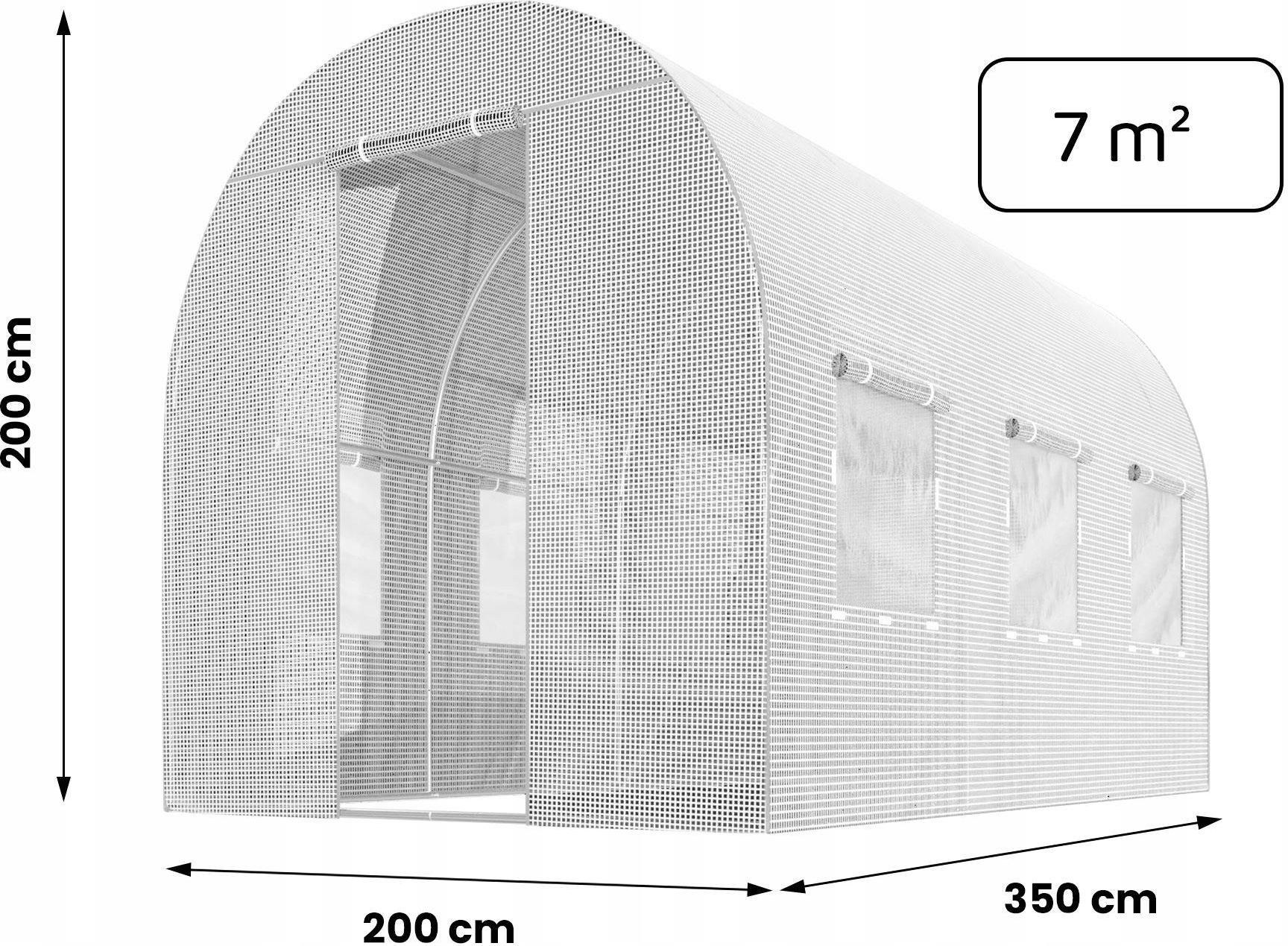 PLONOS FOLIA NA TUNEL OGRODOWY 2X3,5M ZAMIENNA UV-4 7M2 4971F