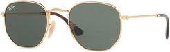 Ray-Ban Okulary HEXAGONAL FLAT LENSES RB3548N - 001 - RB3548N - 001