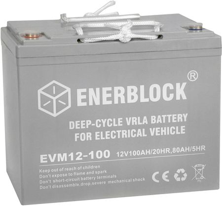 Enerblock AGM Traction EVM12-100 12V 100Ah