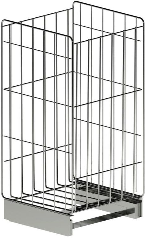 Oristo Kosz Do Szafki Łazienkowej 30cm Silver - zdjęcie 1 Oristo Kosz Do Szafki Łazienkowej 30cm Silver