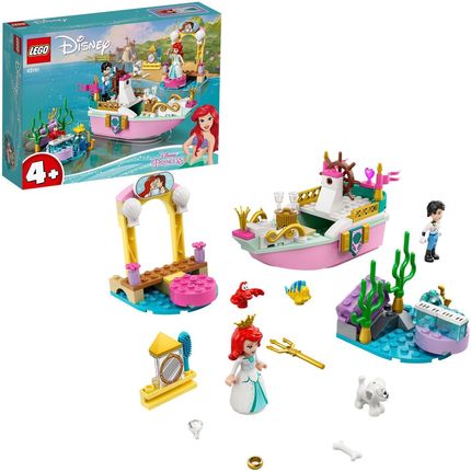 LEGO Disney 43191 Świąteczna łódź Arielki 