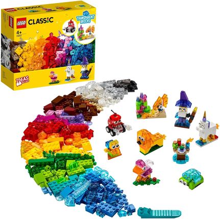 LEGO Classic 11013 Kreatywne przezroczyste klocki 