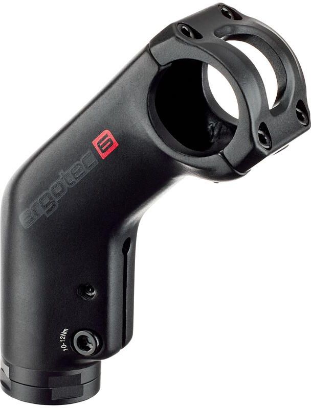 Wilhelm Humpert Ergotec Potence Barracuda - 110mm - 28,6/31,8mm - Noire - Design épuré - Guide-câble Intégré