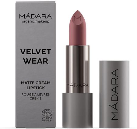 Madara Organic Skincare Velvet Wear Matte Cream Lipstick Pomadka 31 Cool Nude