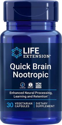 Kapsułki Life Extension Szybki Mózg Preparat Nootropowy 30 szt.
