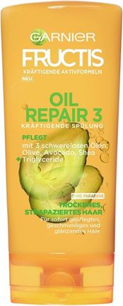 Garnier Fructis Oil Repair Odżywcza Odżywka Do Suchych Zniszczonych Włosów Z Olejkami 200 ml