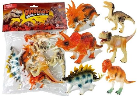 Lean Toys Zestaw Figurki Dinozaurów 10Cm 6Szt.