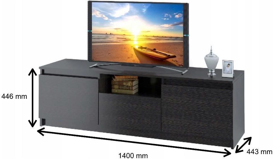 Tuckano Szafka Rtv 140X44X44 Mars Wenge - zdjęcie 1 Tuckano Szafka Rtv 140X44X44 Mars Wenge