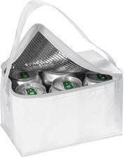 Basic Torba Termiczna Na 6 Puszek 330Ml Aspen Biały